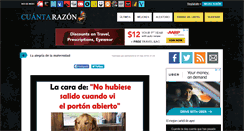Desktop Screenshot of cuantarazon.com